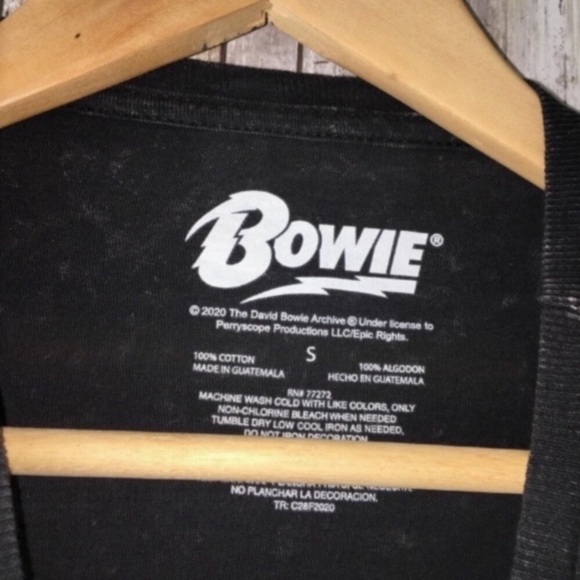 David Bowie Life On Mars Bleach Tee - Picture 5 of 5